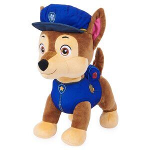 Paw Patrol Chase Plush Dog Toy in Blue Police Uniform